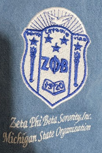 Load image into Gallery viewer, Michigan State Organization Fundraiser Denim Shirt
